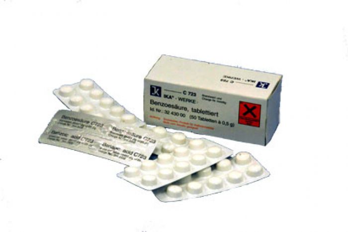 IKA C723 benzoëzuur tabletten
