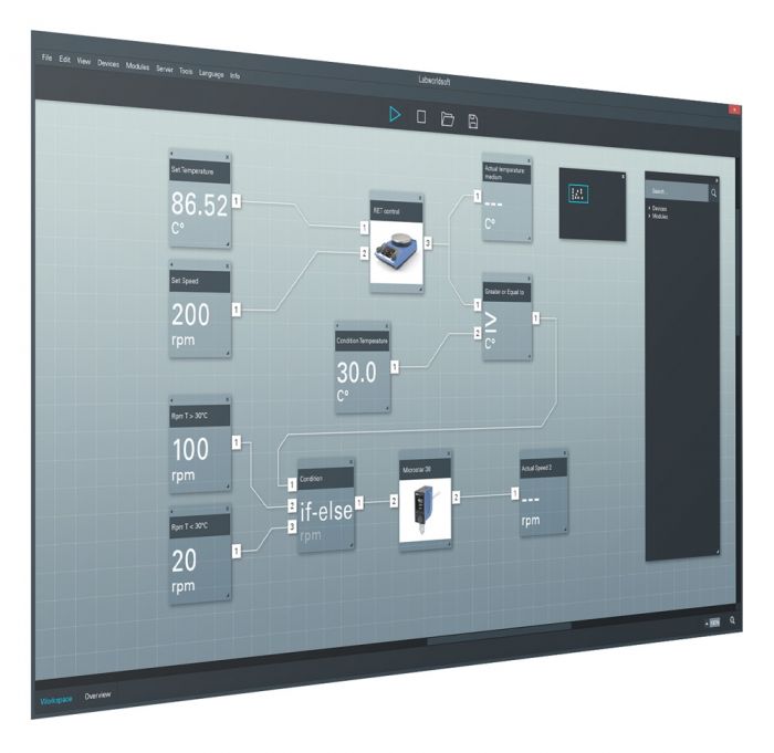 IKA Labworldsoft 6 starter software voor max. 3 apparaten