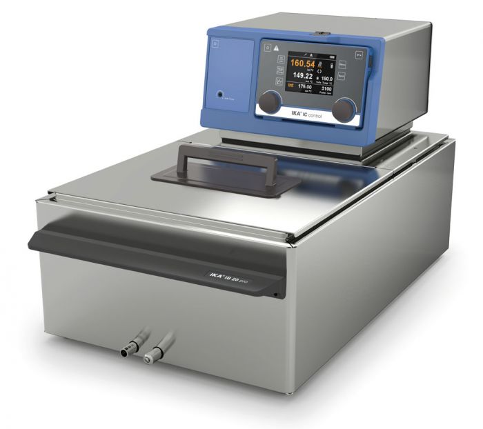 IKA IC control pro 20C inhangthermostaat + RVS bad 20 liter